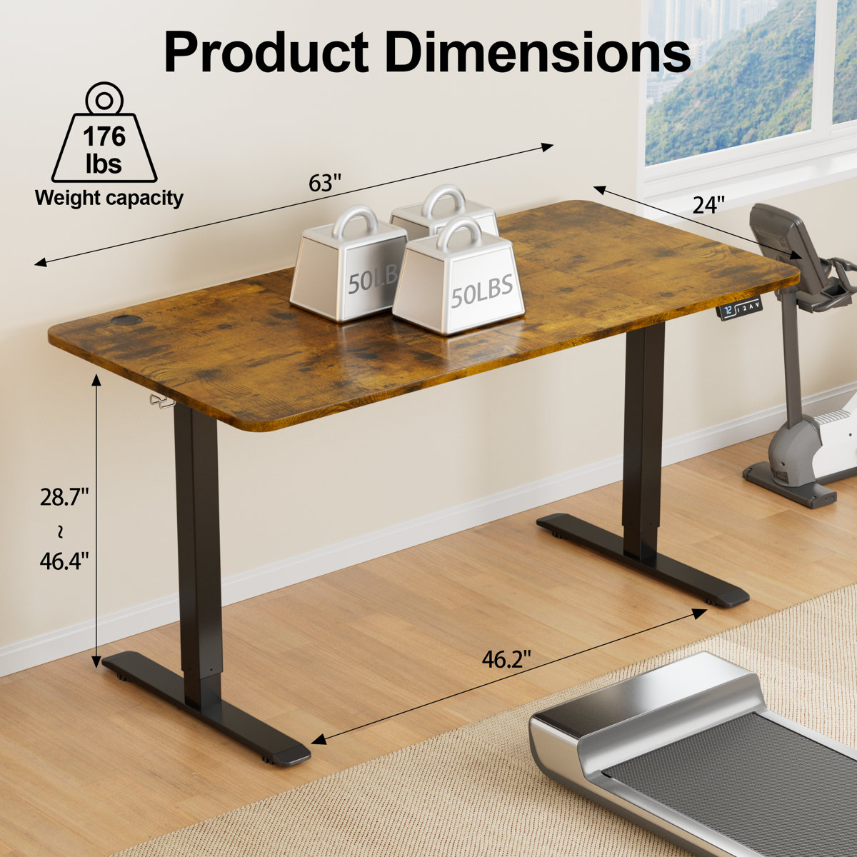 Putnam Height Adjustable Standing Desks